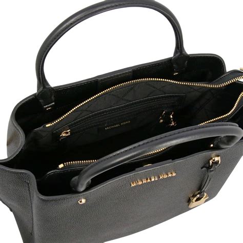 michael kors tasche damen klein schwarz|More.